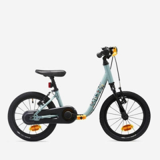 Detský balančný bicykel 2 v 1 Btwin 900 Discover 14 palcov
